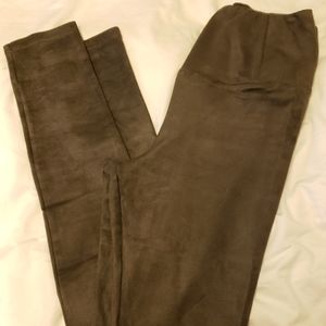 Wilfred Pants - Wilfred Free Daria Faux Suede leggings Brown Wilfred Pants - Wilfred Free Daria Faux Suede leggings Brown